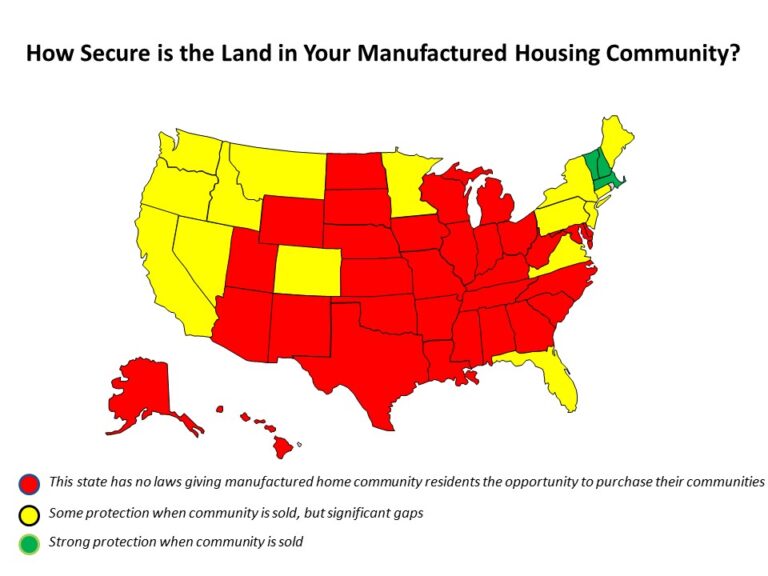 Summary of State Manufactured Home Notice and Right of First Refusal